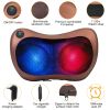 Back and Neck Massage Pillow, Thermotherapy, Kneading Massager, Car Massage