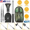 6-in-1 Multi Tool Survival Kit, Shovel, Knife, Axe, Saw, and Nail Puller