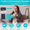 Electric Neck/Shoulder Massager, Infrared Heating, Kneading, and Grasping