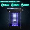 Solar Powered Bug Zapper, 1076sq ft Range with Insect Trap for Indoor/Outdoor