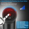 Percussion Massage Gun, Rechargeable with 4 Interchangeable Heads, 6 Intensity
