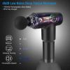 Percussion Massage Gun, Rechargeable with 4 Interchangeable Heads, 6 Intensity