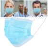 3-Layers Disposable Face Masks, Elastic Ear Loop, 95% Melt-Blown Filter