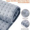 Electric Foot Warmer Heater Pad, Washable with 6 Temperature, and 4 Timer Modes