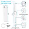 Foldable UV Sanitizer Light, Handheld Germ Killer, UVC Disinfection Lamp