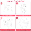 6 In 1 Foldable Baby Crib with Activity Center, and Diaper Changing Table