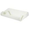 Bamboo Memory Foam Pillow, Contoured Cervical Orthopedic, Neck Support