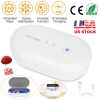 UV Light Sanitizer Box, Portable, 10W Phone Wireless Charging Disinfection Lamp