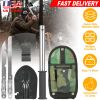 6-in-1 Multi Tool Survival Kit, Shovel, Knife, Axe, Saw, and Nail Puller