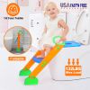 Potty Training Toilet Seat with Steps For Toddlers/Children, Anti-slip Step.