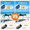 10x10FT Beach Canopy, Sun Shelter, UPF50+ UV Protection, Shade
