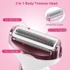 4 In 1 Electric Razor for Women Grooming Kit, Eyebrow, Nose, and Bikini Line