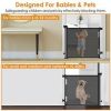 Baby Security Gate, Retractable, Extra Wide, Child Safety Stairs Gate