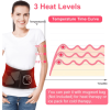 Lower Back Massager, Cordless, 3 Heat Levels, and 5 Massage Intensity Levels
