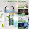4 In 1 Portable Air Conditioner Fan, Evaporative Air Cooler, Water Mist Cooling Fan