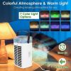 4 In 1 Portable Air Conditioner Fan, Evaporative Air Cooler, Water Mist Cooling Fan