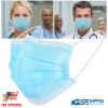 3-Layers Disposable Face Masks, Elastic Ear Loop, 95% Melt-Blown Filter