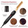 Electric Heating Hair Comb, PTC Ceramic Hair Straightener, Wet, or Dry Use