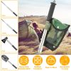 6-in-1 Multi Tool Survival Kit, Shovel, Knife, Axe, Saw, and Nail Puller