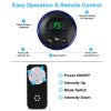 Foot Massage Pad, Electric Stimulator Unit with 8 Modes 19 Intensity Levels