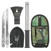 6-in-1 Multi Tool Survival Kit, Shovel, Knife, Axe, Saw, and Nail Puller