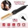 Electric Heating Hair Comb, PTC Ceramic Hair Straightener, Wet, or Dry Use