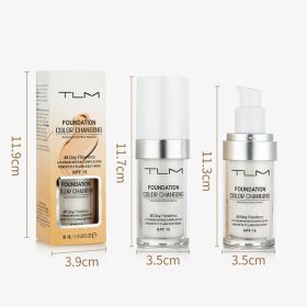 Temperature Liquid Foundation Concealer, Natural Color Makeup (Option: 3pcs)