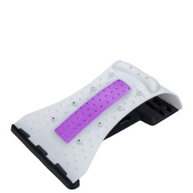 Home Or Office Neck Support, And Magnetic Field Therapy (Option: Purple white-Chinese)