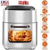 15.8QT Air Fryer, Family Size, 1400W Powerful Oilless Cooker, Crisp Bake Grill