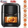 15.8QT Air Fryer, Family Size, 1400W Powerful Oilless Cooker, Crisp Bake Grill