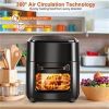 15.8QT Air Fryer, Family Size, 1400W Powerful Oilless Cooker, Crisp Bake Grill