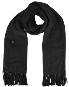 Electric Heated Winter Scarf, Unisex, Soft, and Warm with 3 Heating Modes (Color: Black)