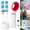 Portable Handheld Bladeless Fan, Rechargeable USB, with 3 Levels