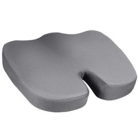 Seat Cushion, Orthopedic Memory Foam, and Hip Support (Color: Grey)