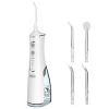 Portable Water Dental Flosser, Rechargeable, IPX7 Waterproof with 4 Modes