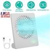 Portable Desk Fan, Quiet, 5 Blades with 3 Speeds Adjustment