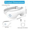 Eye Massager With Heat, and Music for Migraines, Rechargeable, Eye Care Device