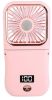 5-In-1 Folding Mini Fan, Hands-free Rechargeable Fan with 3 Speeds