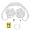 Neck Hanging Fan, Hands Free Portable Aromatherapy, USB, Fans 360°Rotatable