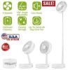 Portable Folding Desk Fan, USB Rechargeable, Telescopic with 4 Speeds