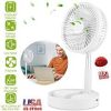 Portable Folding Desk Fan, USB Rechargeable, Telescopic with 4 Speeds