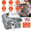 Electric Heated Blanket with 6 Heat Settings, 1-8 Hours Auto off, Washable