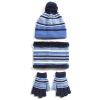 Winter Kids Knitted Hat, Scarf, and Gloves, 3Pcs Boys/Girls Winter Warm