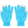 Unisex Winter Knit Gloves, Touchscreen, Outdoor Windproof