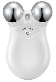 Face Massager, Rechargeable Micro-current, Face Neck Roller with 5 Speeds (Color: White)