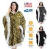 Hoodie Blanket Wrap, Snuggle Robe, Sweatshirt, Soft Cuddle Poncho with Hat