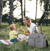 Baby Nappy Diaper Bag with 14 Pockets, 2 Burp Cloths, and Multifunctional Bag