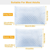 Cooling Memory Foam Pillow, Ventilated Soft Bed Pillow with Cooling Gel
