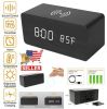 Digital Alarm Clock with Voice Control, Time, Temperature, and Calendar